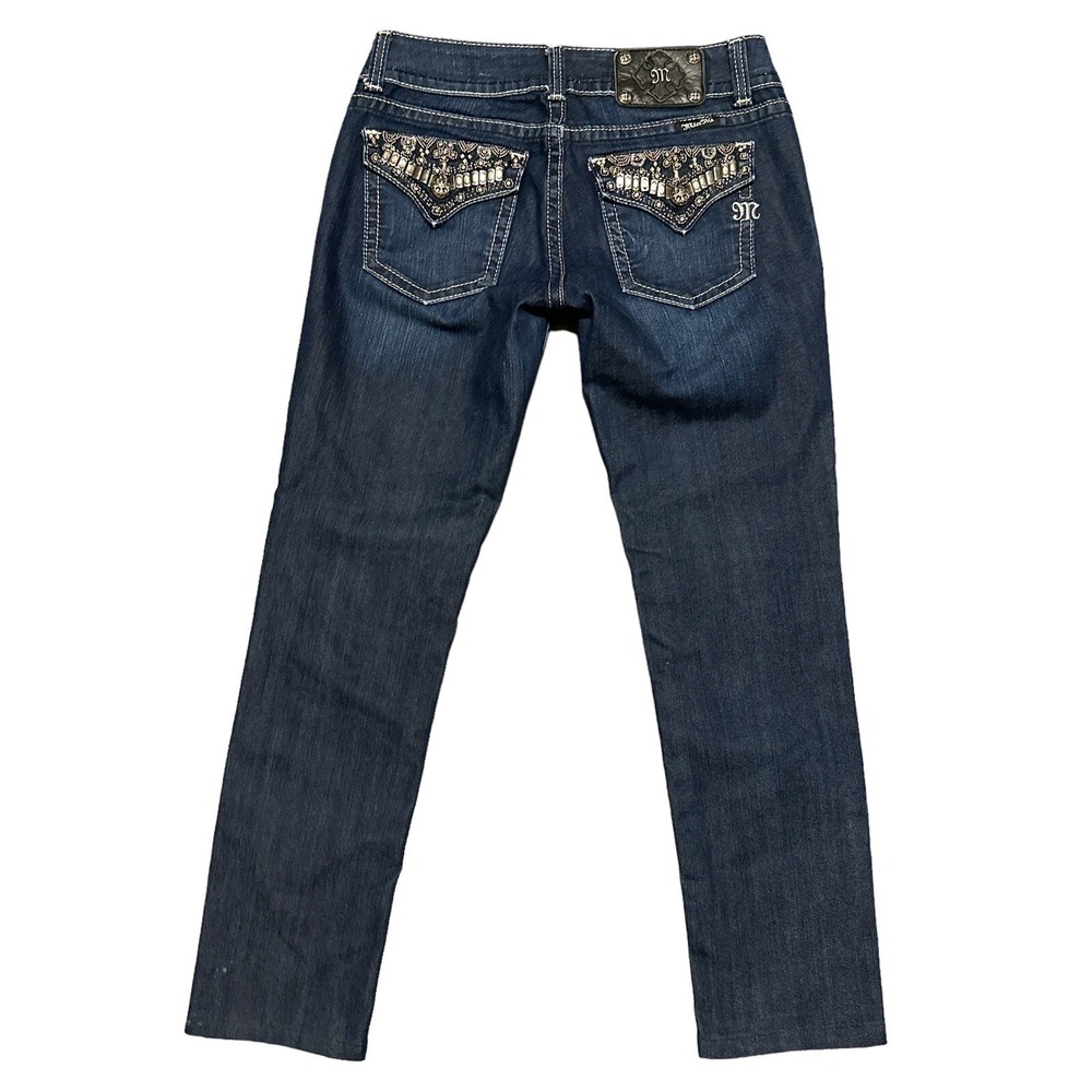 Miss Me Women's Skinny Jeans Size 29X33‎ W/Embelished Pockets RN#JP465S